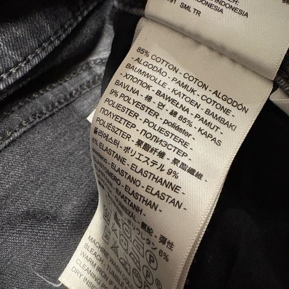 Levi's Women's Skinny Jeans - Dark Gray - Picture 5 of 5